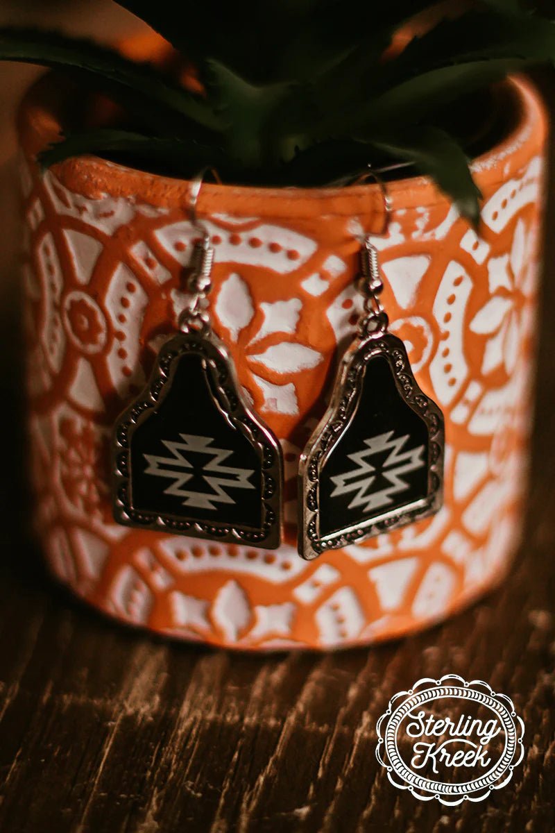 CROW KREEK TAG EARRINGS - CountryFide Custom Accessories and Outdoors