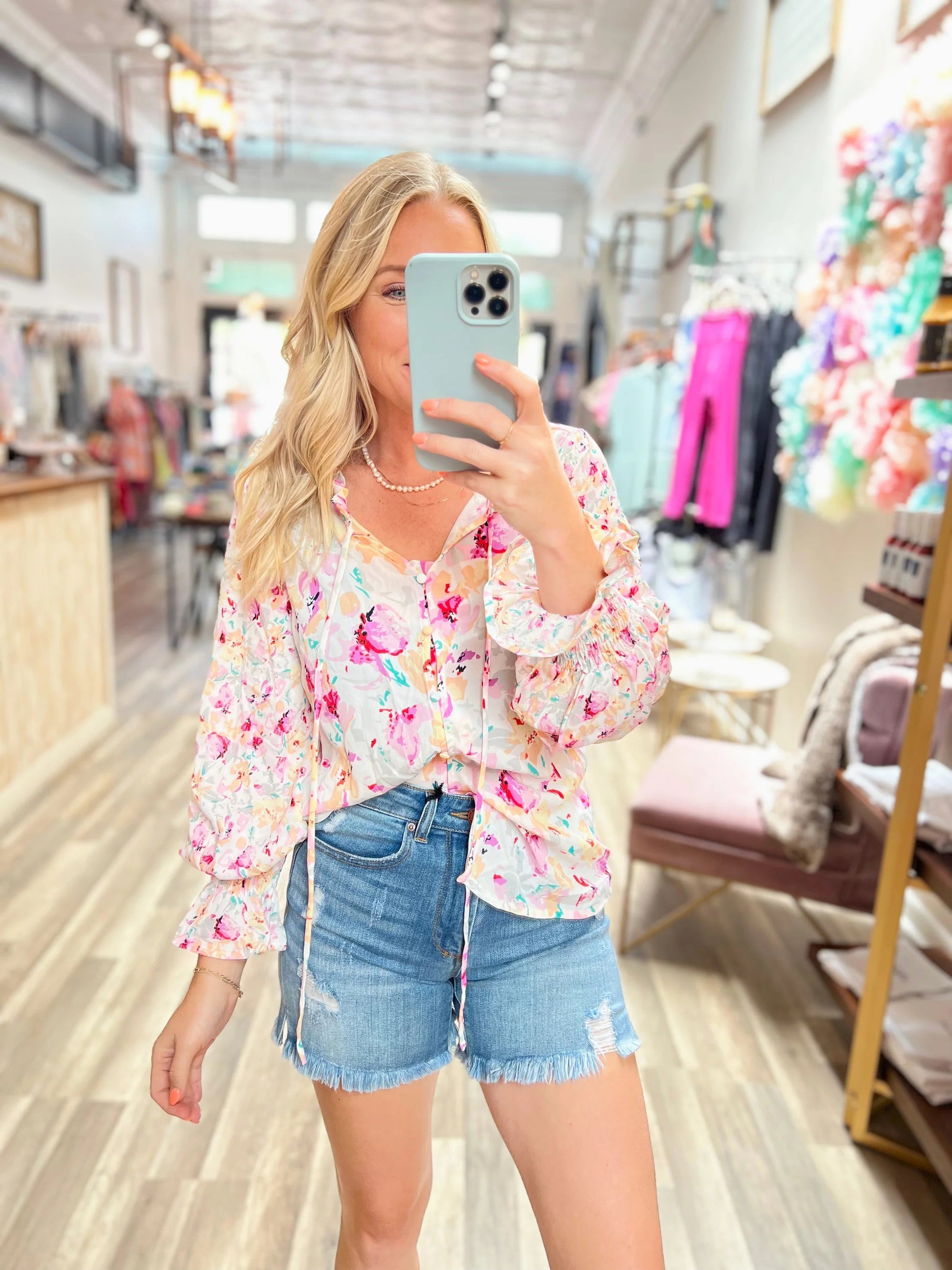 Dainty Floral Top - CountryFide Custom Accessories and Outdoors