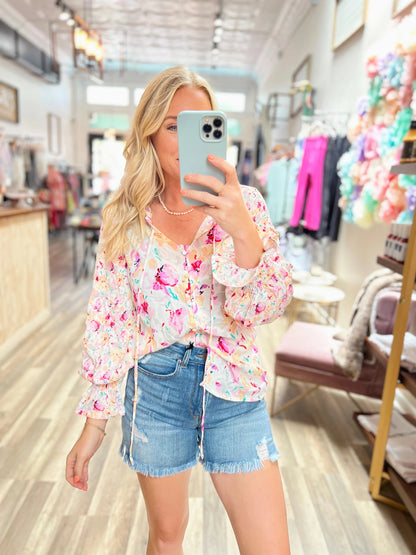 Dainty Floral Top - CountryFide Custom Accessories and Outdoors