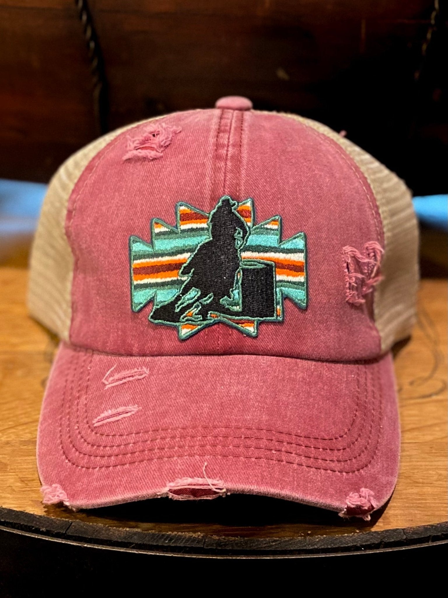 EMBROIDERY PATCH BARREL RACER CAP - CountryFide Custom Accessories and Outdoors