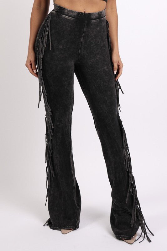 FRINGE PULL ON KNIT PANTS - CountryFide Custom Accessories and Outdoors