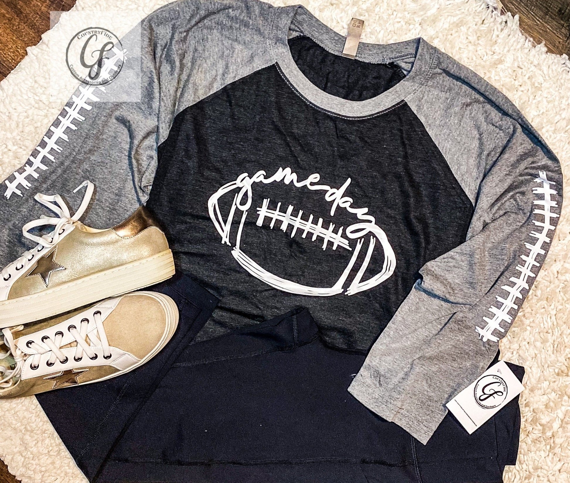 GAME DAY REGLAN TEE - CountryFide Custom Accessories and Outdoors