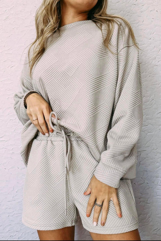 GEOMETRIC TEXTURED TOP AND BOTTOM SET - CountryFide Custom Accessories and Outdoors