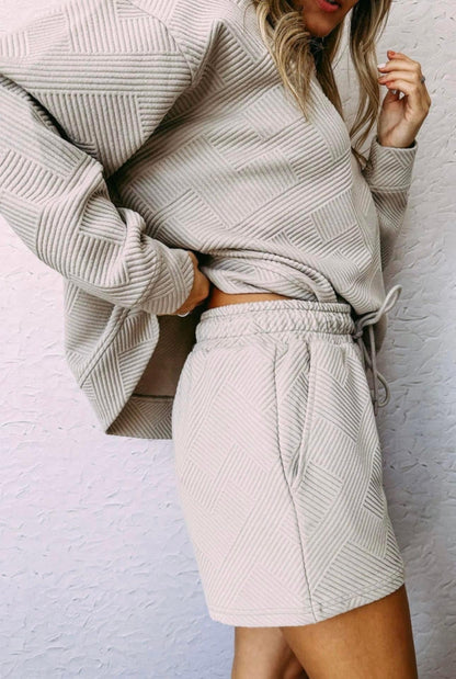 GEOMETRIC TEXTURED TOP AND BOTTOM SET - CountryFide Custom Accessories and Outdoors