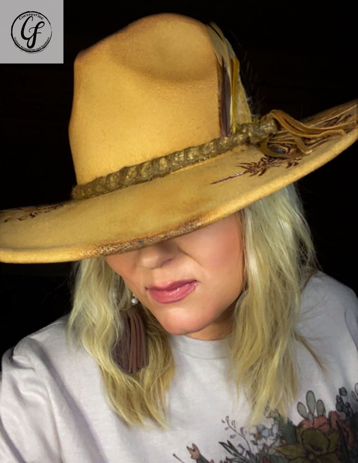 Gypsy Fedora - CountryFide Custom Accessories and Outdoors