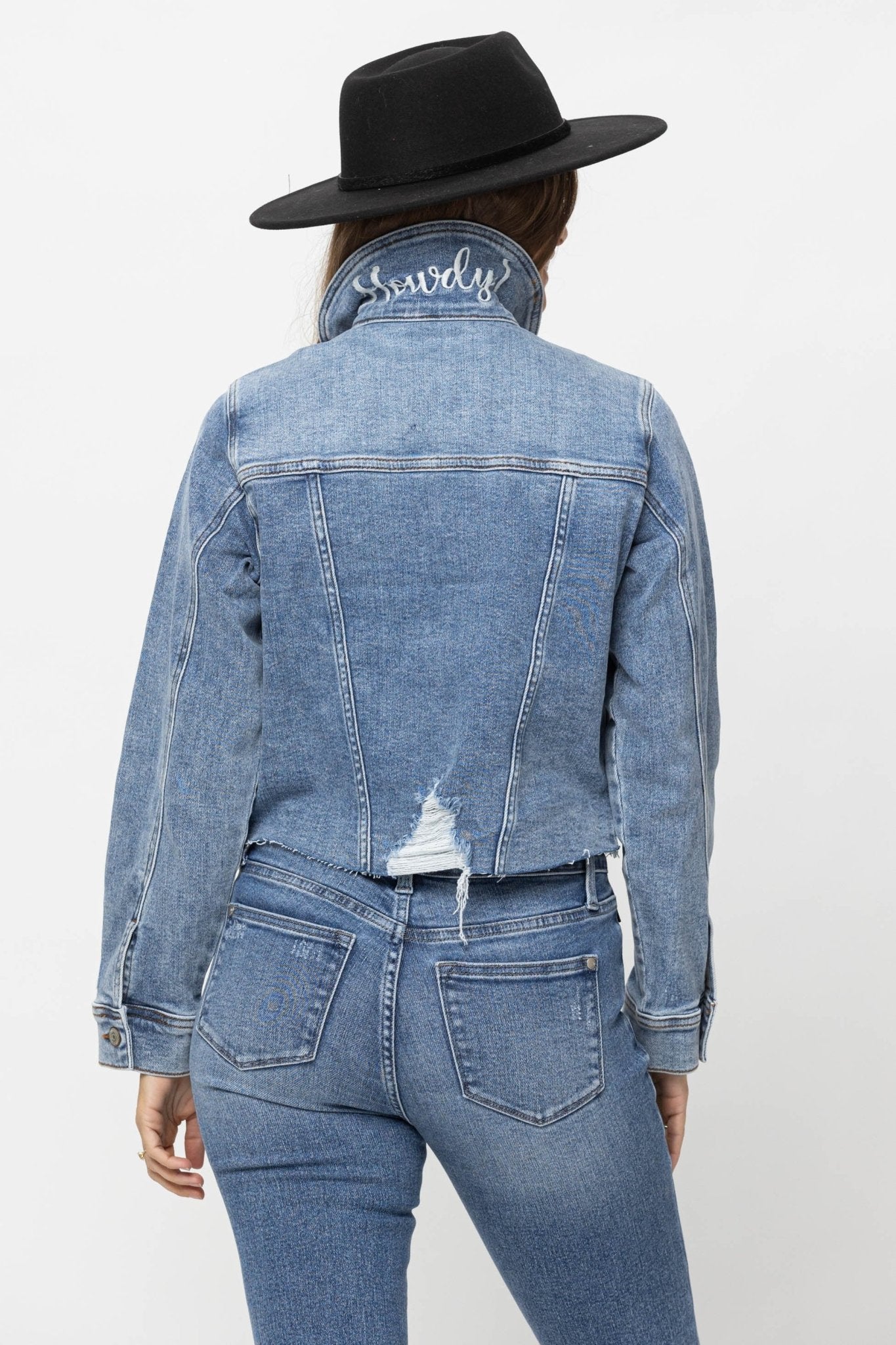 HOWDY JUDY BLUE DENIM JACKET - CountryFide Custom Accessories and Outdoors