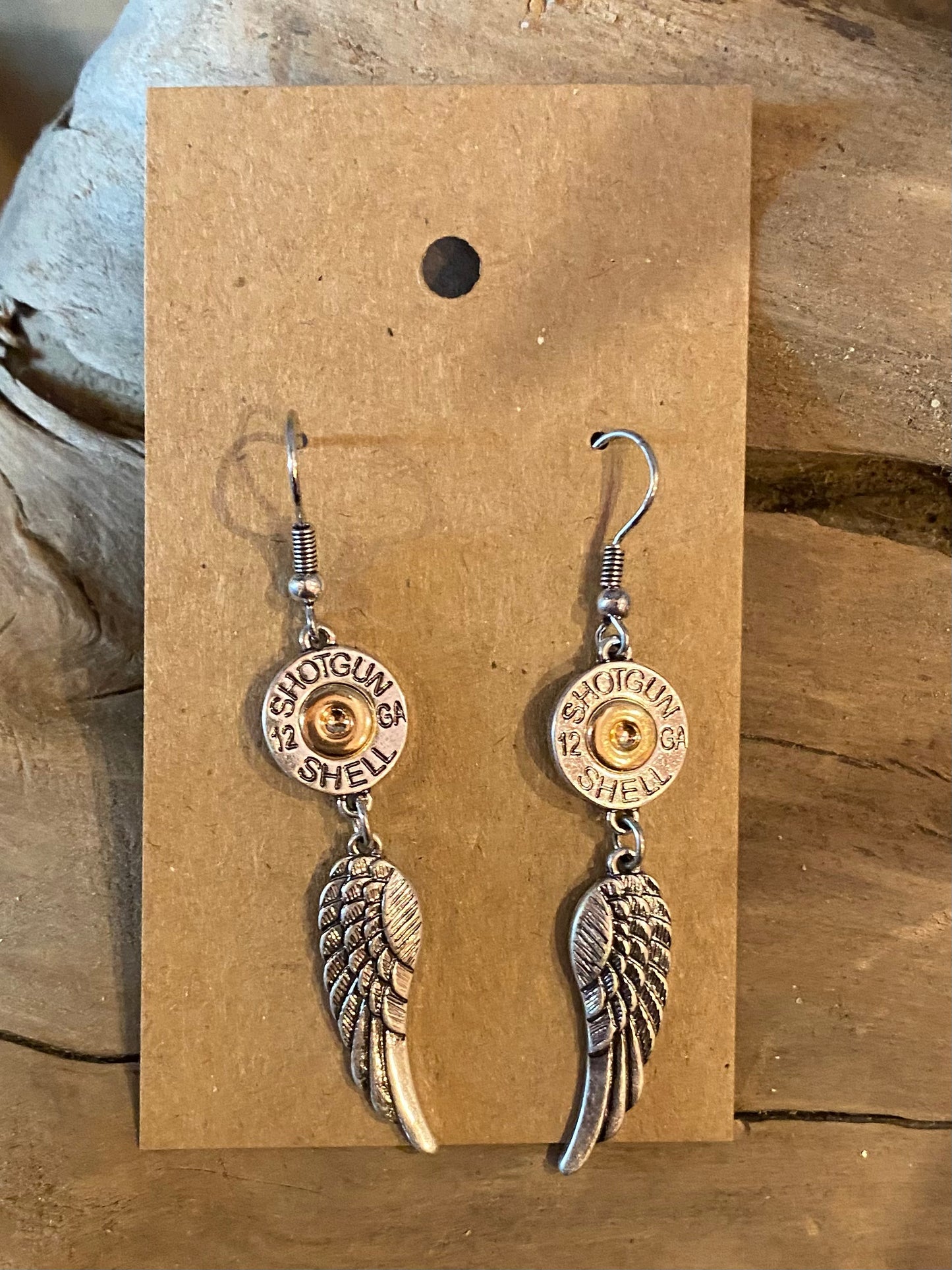 WING SHELL EARRINGS - CountryFide Custom Accessories and Outdoors