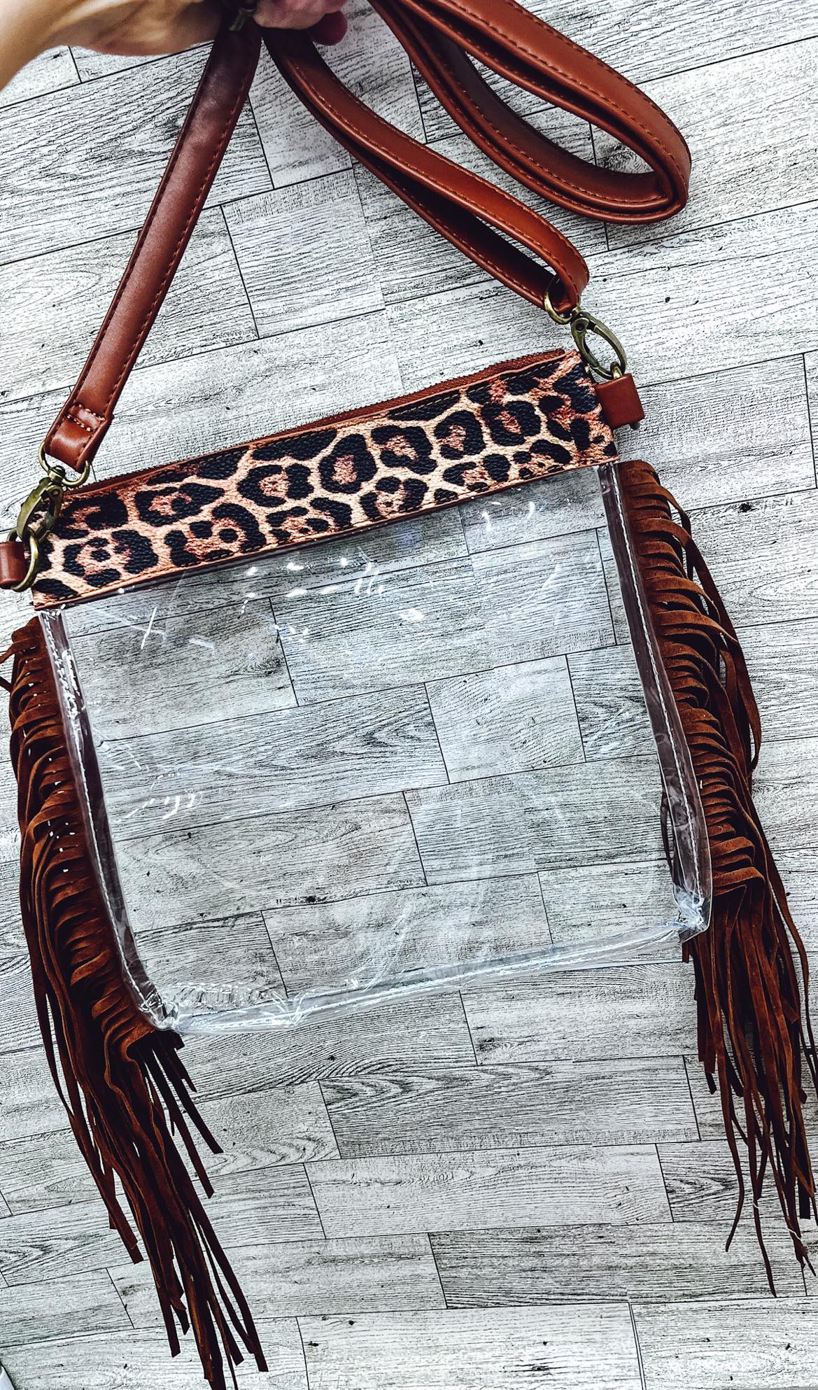 Clear Fringe Crossbody - CountryFide Custom Accessories and Outdoors