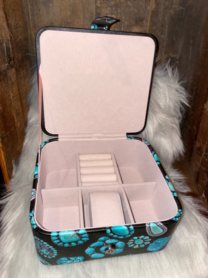 JAZZY JEWELRY BOX TURQUOISE - CountryFide Custom Accessories and Outdoors