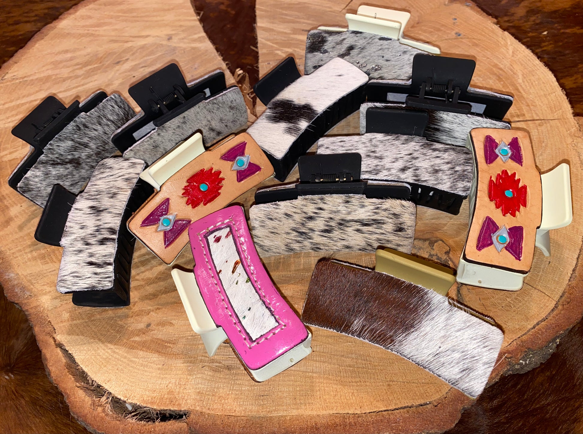 COWHIDE CLAW CLIPS - CountryFide Custom Accessories and Outdoors
