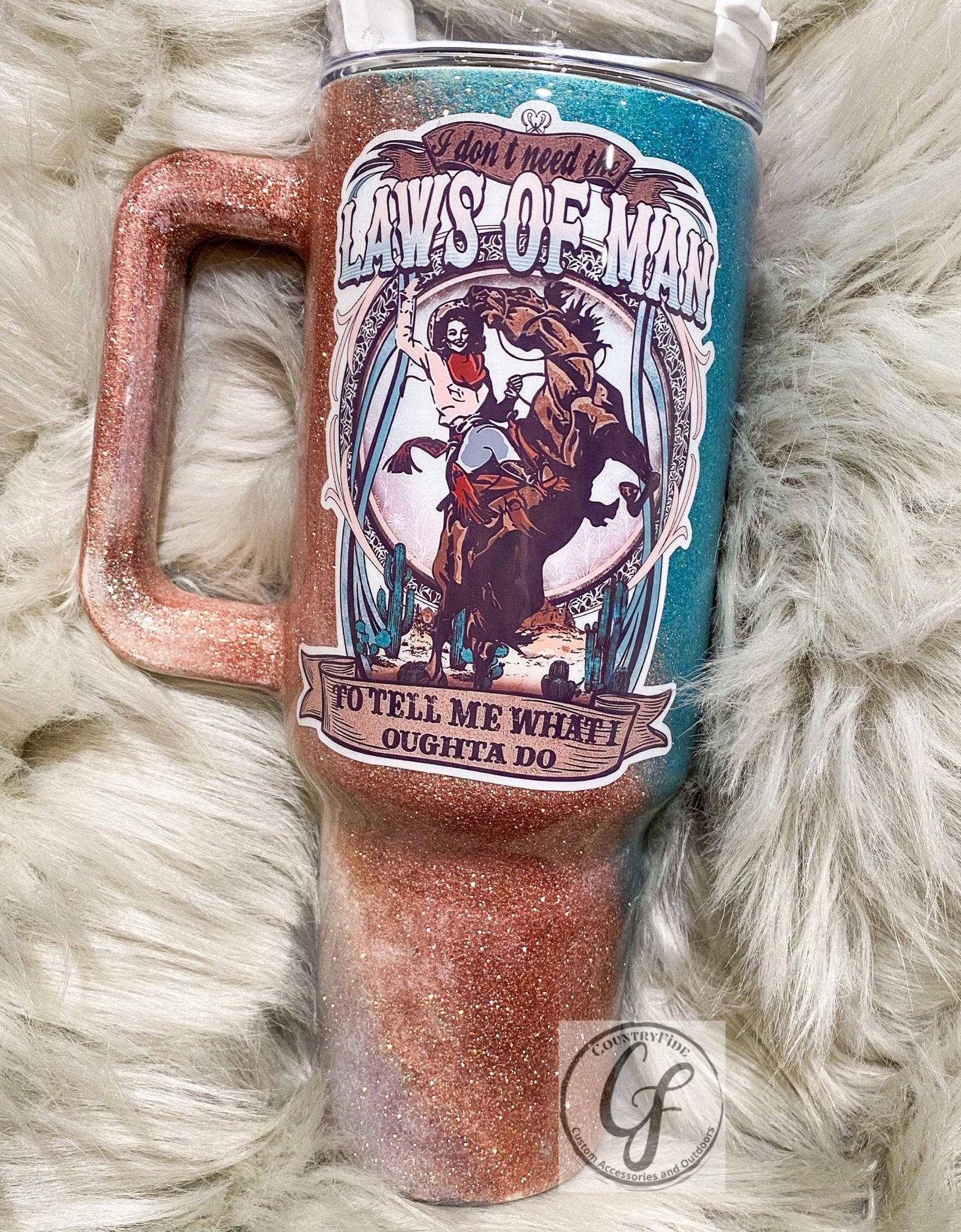 LAWS OF MAN 40oz - CountryFide Custom Accessories and Outdoors