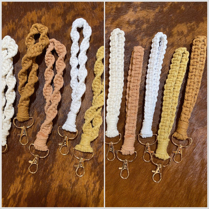 MACRAME WRISTLET KEYCHAINS - CountryFide Custom Accessories and Outdoors