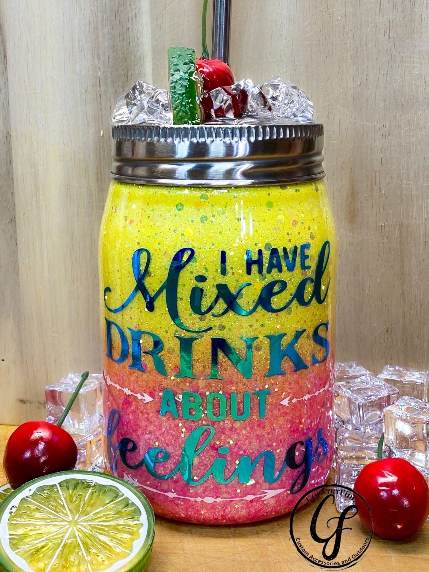 MIXED DRINKS ABOUT FEELINGS - CountryFide Custom Accessories and Outdoors