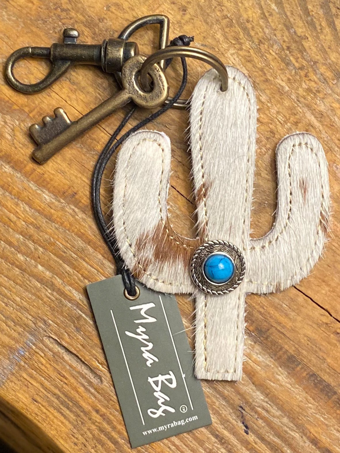 🌵 MYRA FUR AND LEATHER CACTUS KEYCHAINS 🌵 - CountryFide Custom Accessories and Outdoors