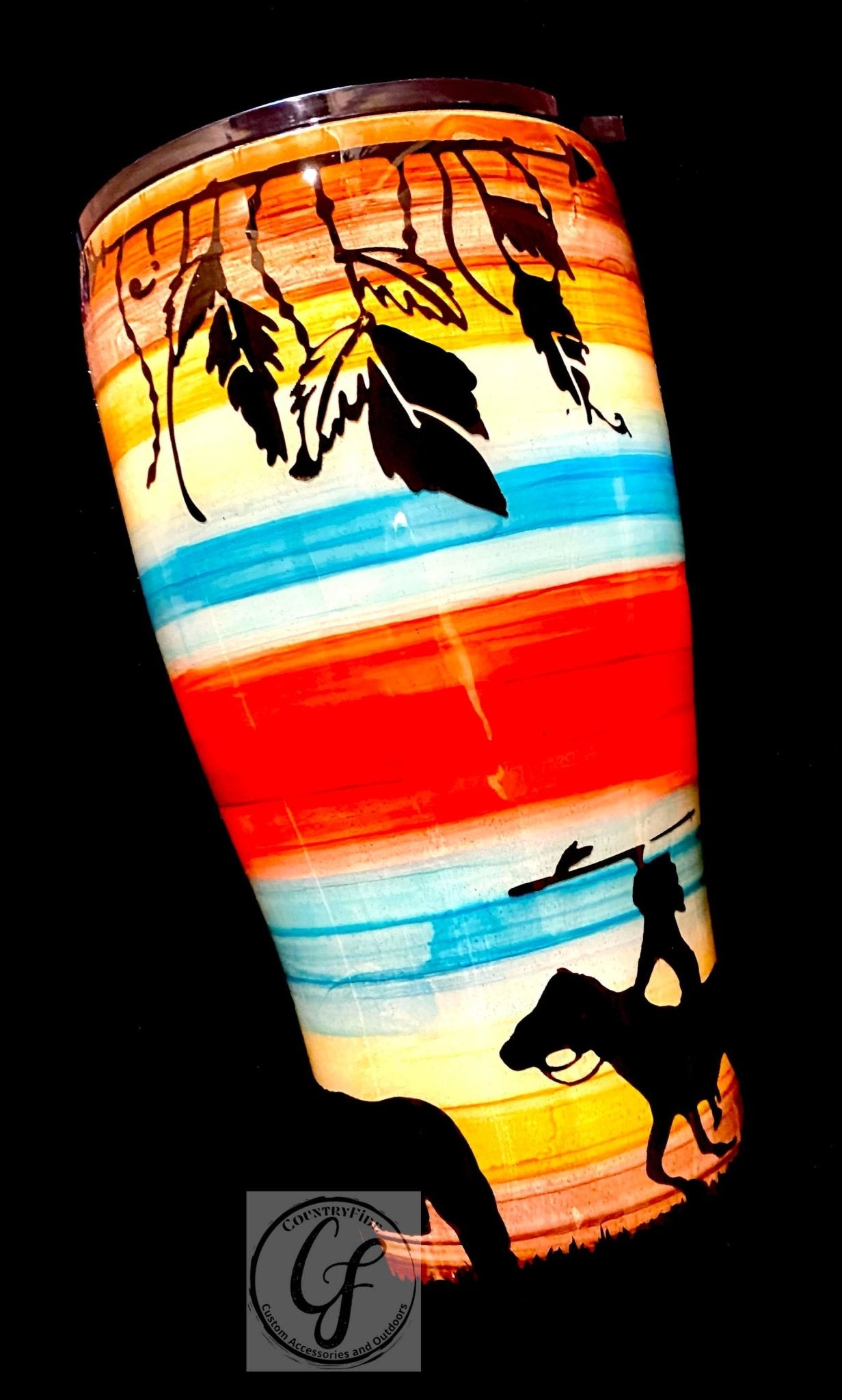 Native American Tumbler - CountryFide Custom Accessories and Outdoors