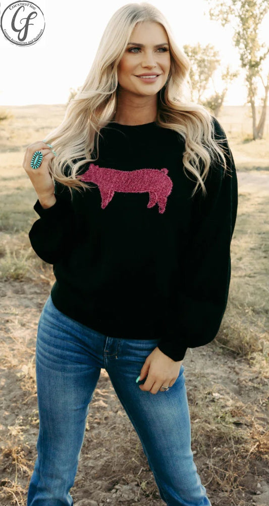 QUEEN OF STOCKSHOW SWEATER - CountryFide Custom Accessories and Outdoors