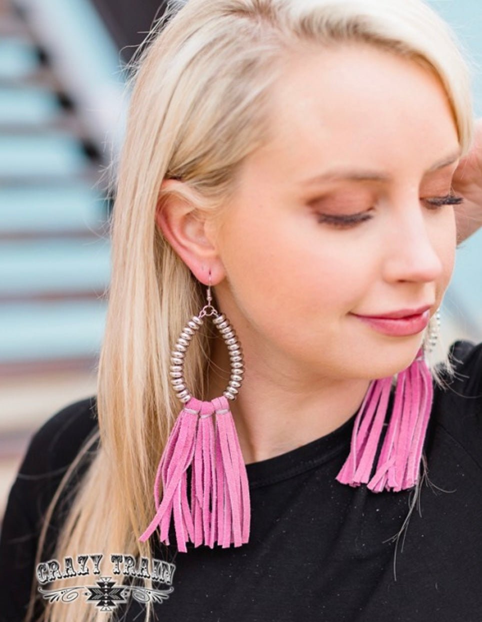 Rio Grande Pink Earrings - CountryFide Custom Accessories and Outdoors