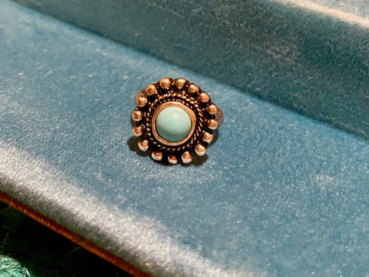 ROUND TURQUOISE RING - CountryFide Custom Accessories and Outdoors