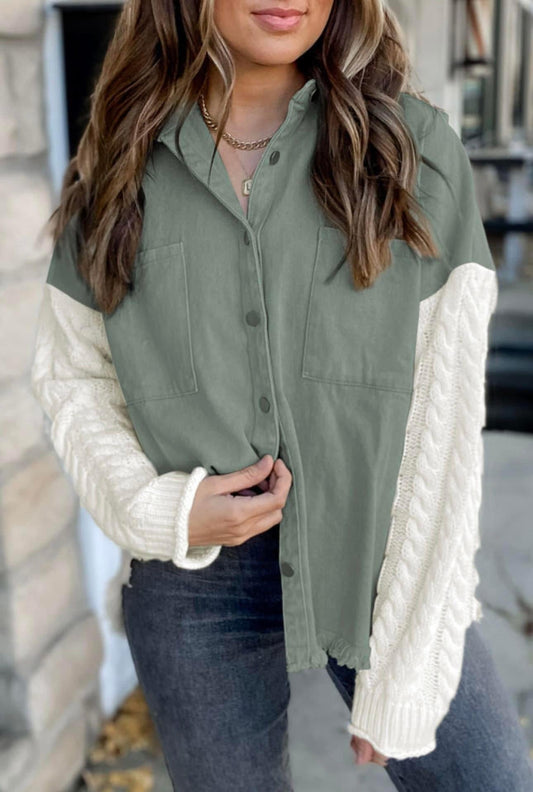 SAGE SWEATER SLEEVE BUTTON UP - CountryFide Custom Accessories and Outdoors