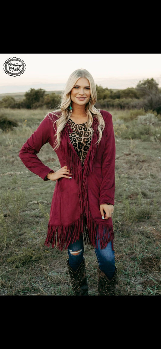 SCOTTSDALE SUEDE JACKET WINE - CountryFide Custom Accessories and Outdoors