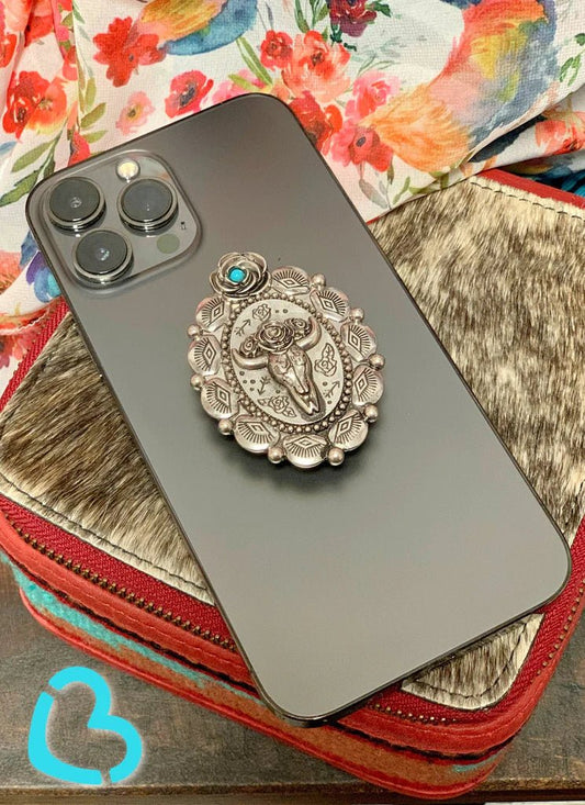Skull Rose Phone Grip - CountryFide Custom Accessories and Outdoors
