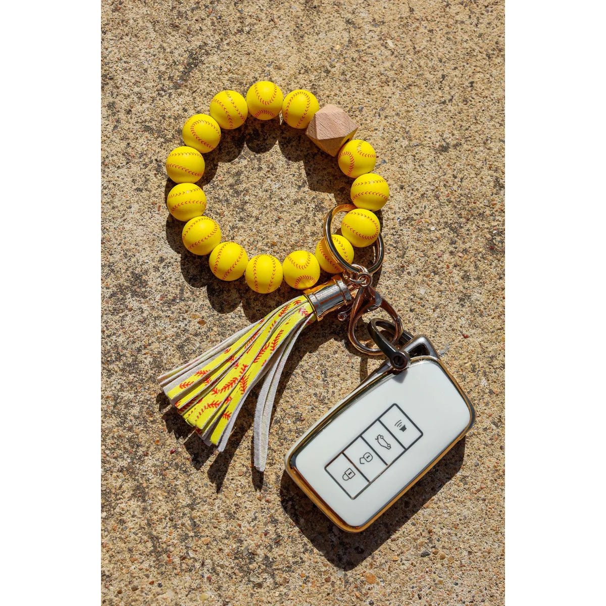 Sports Silicone Beaded Keychain - CountryFide Custom Accessories and Outdoors