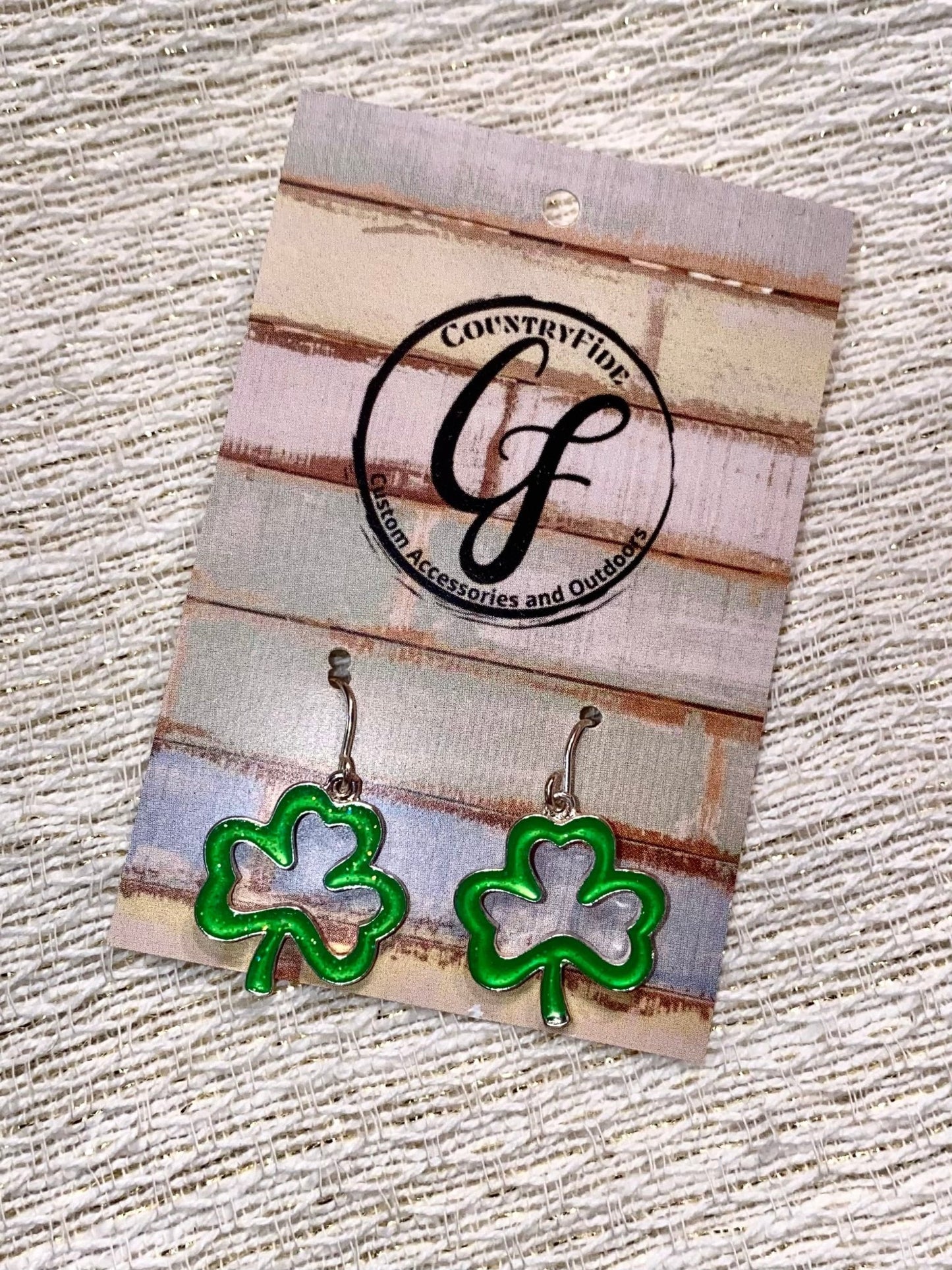 St. Patrick's Day Earrings - CountryFide Custom Accessories and Outdoors