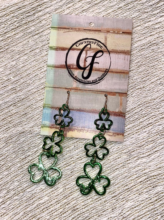 St. Patrick's Day Earrings - CountryFide Custom Accessories and Outdoors