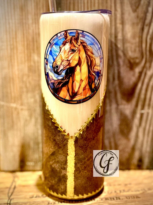 STAINED GLASS HORSE - CountryFide Custom Accessories and Outdoors
