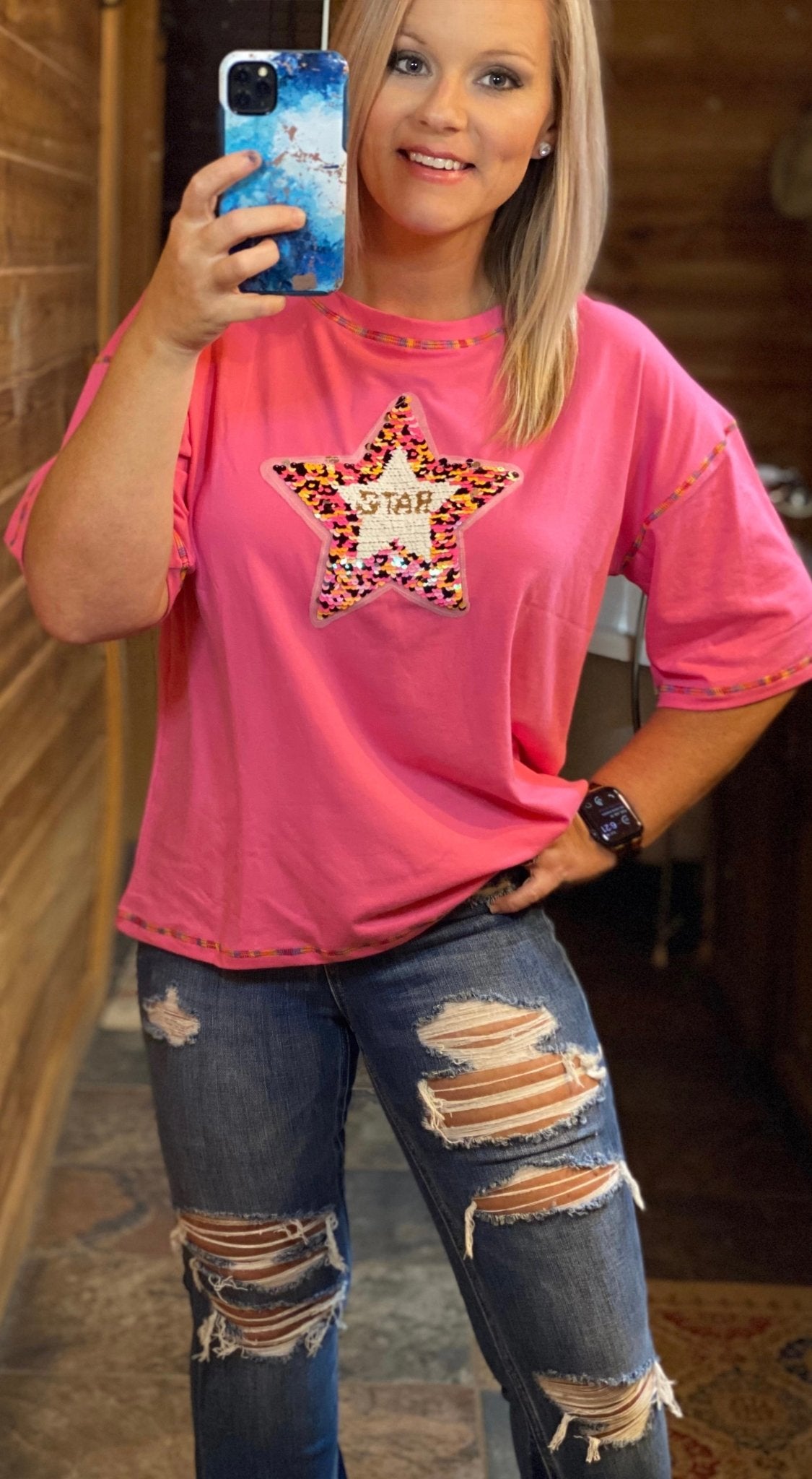 STAR NASHVILLE SEQUIN TOP - CountryFide Custom Accessories and Outdoors