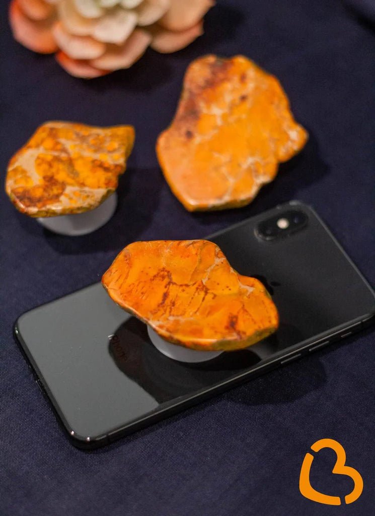 Stone Slab Phone Accessory in Pumpkin - CountryFide Custom Accessories and Outdoors