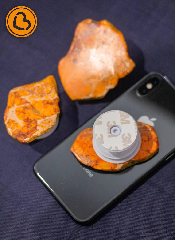Stone Slab Phone Accessory in Pumpkin - CountryFide Custom Accessories and Outdoors