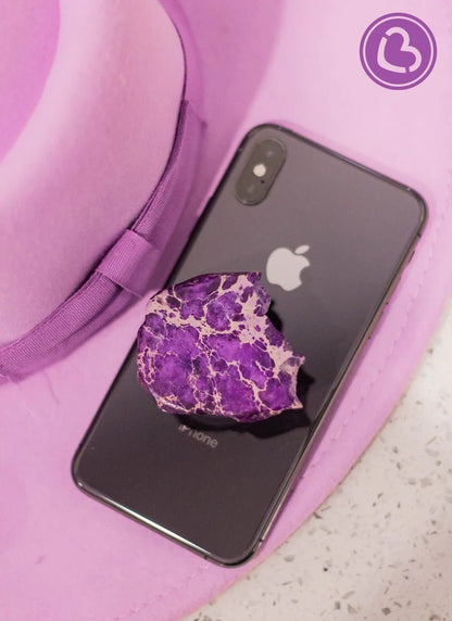 Stone Slab Phone Grip in Purple - CountryFide Custom Accessories and Outdoors