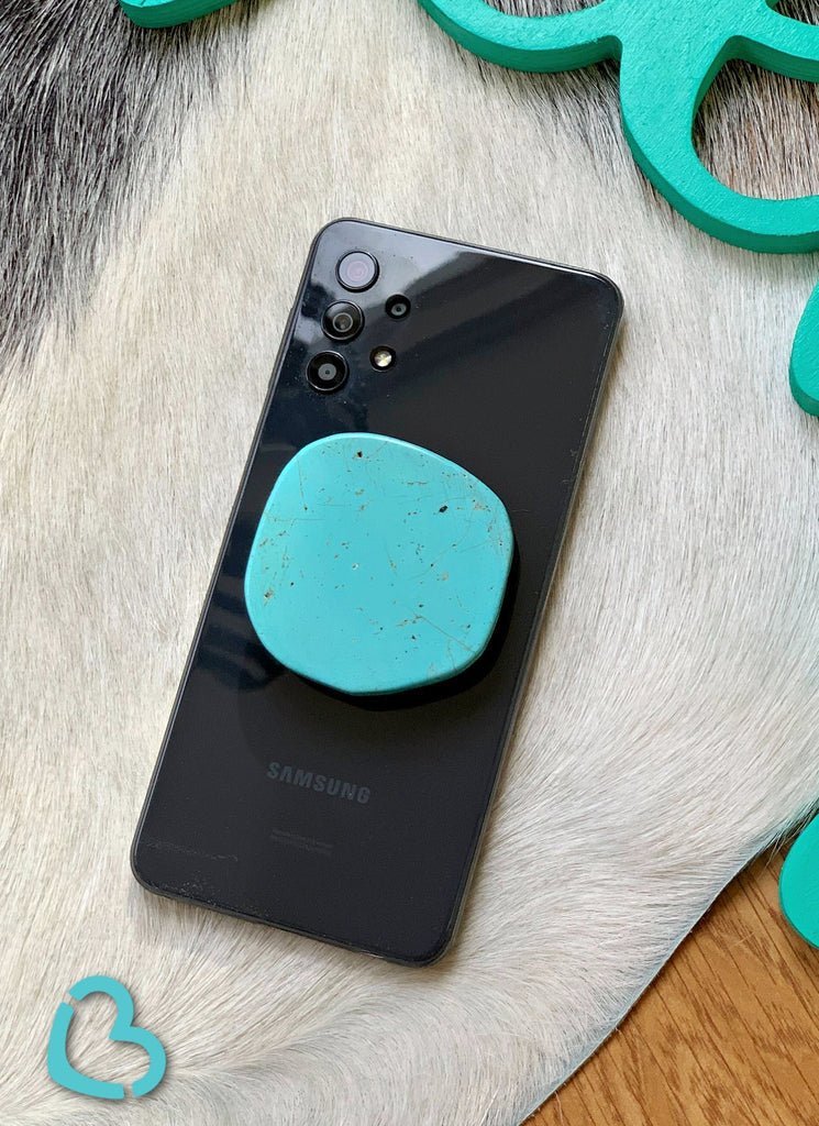 Stone Slab Phone Grip in Turquoise - CountryFide Custom Accessories and Outdoors
