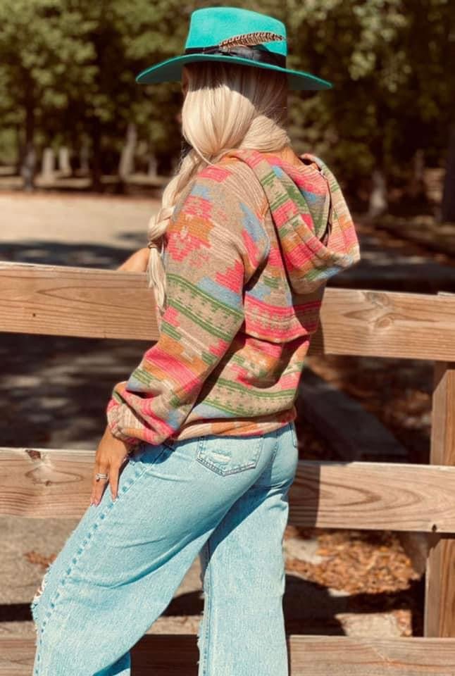 SUNRISE AZTEC HOODIE PULLOVER - CountryFide Custom Accessories and Outdoors