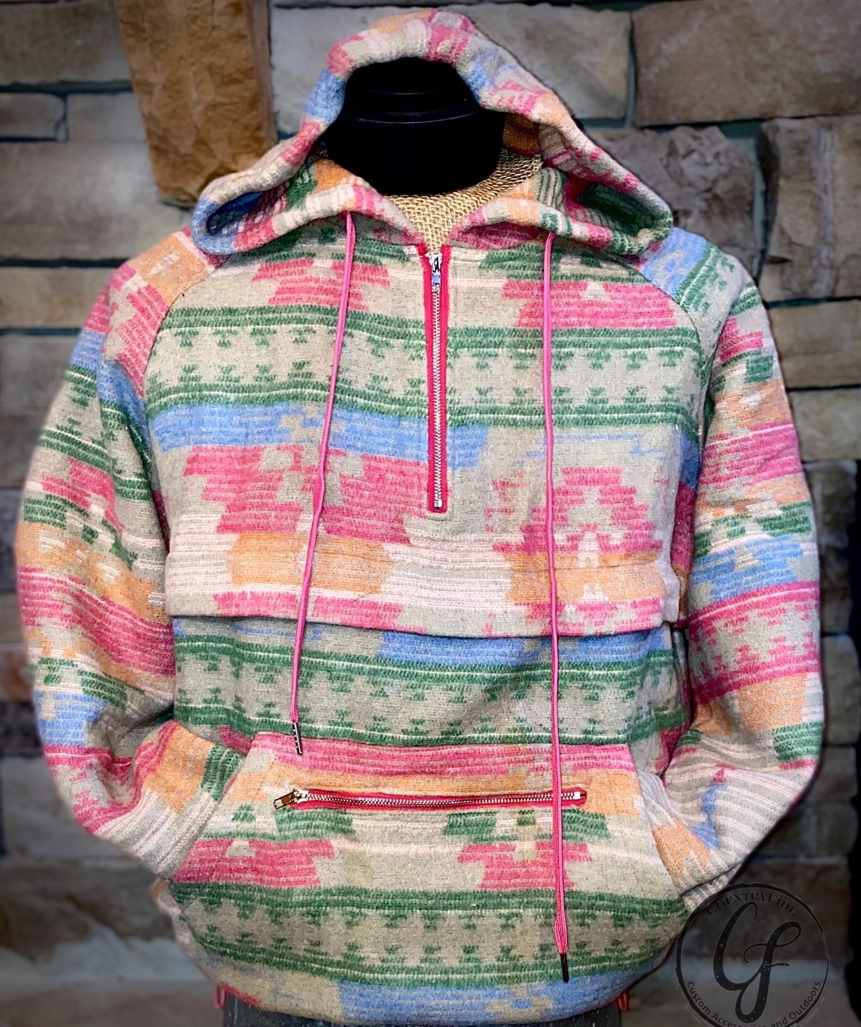 SUNRISE AZTEC HOODIE PULLOVER - CountryFide Custom Accessories and Outdoors
