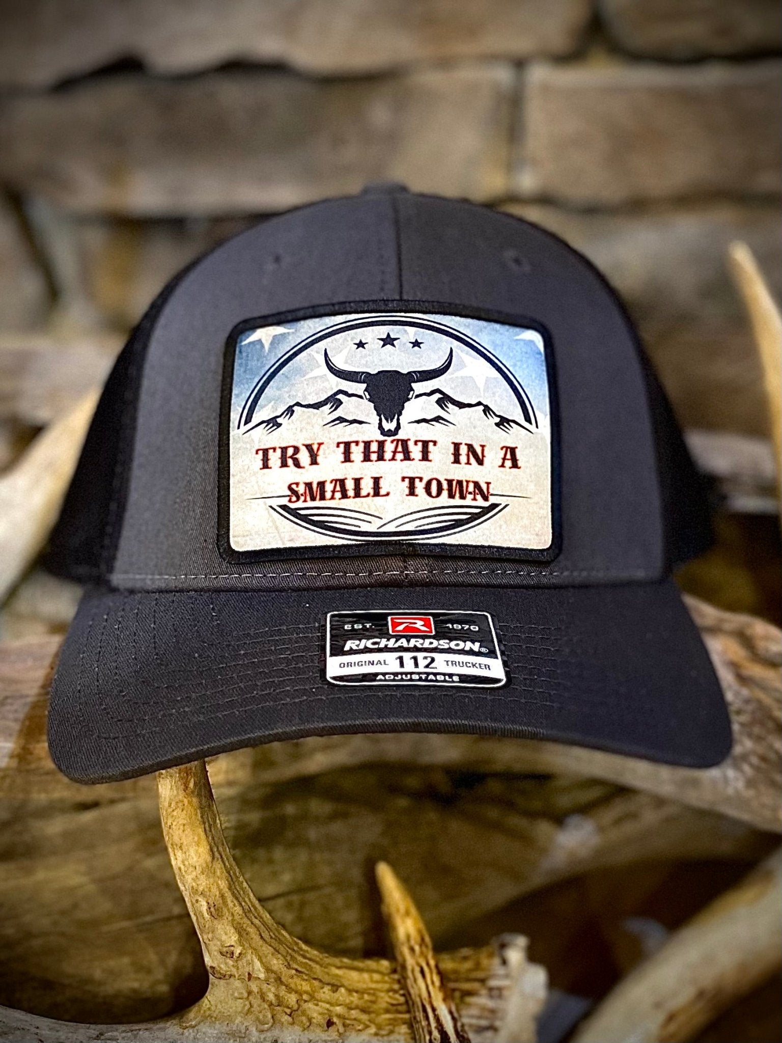 TRY THAT BULL SKULL CAP - CountryFide Custom Accessories and Outdoors