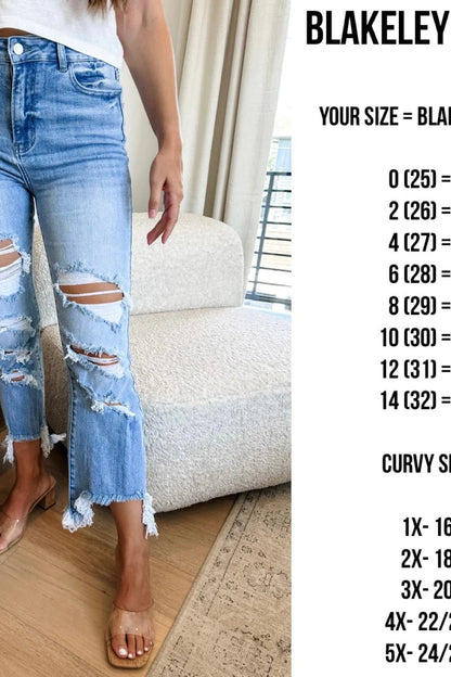 URBAN DISTRESSED CROP JEAN (arriving first of January) - CountryFide Custom Accessories and Outdoors