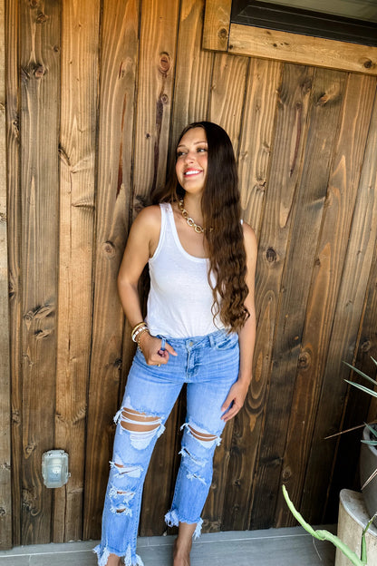 URBAN DISTRESSED CROP JEAN (arriving first of January) - CountryFide Custom Accessories and Outdoors