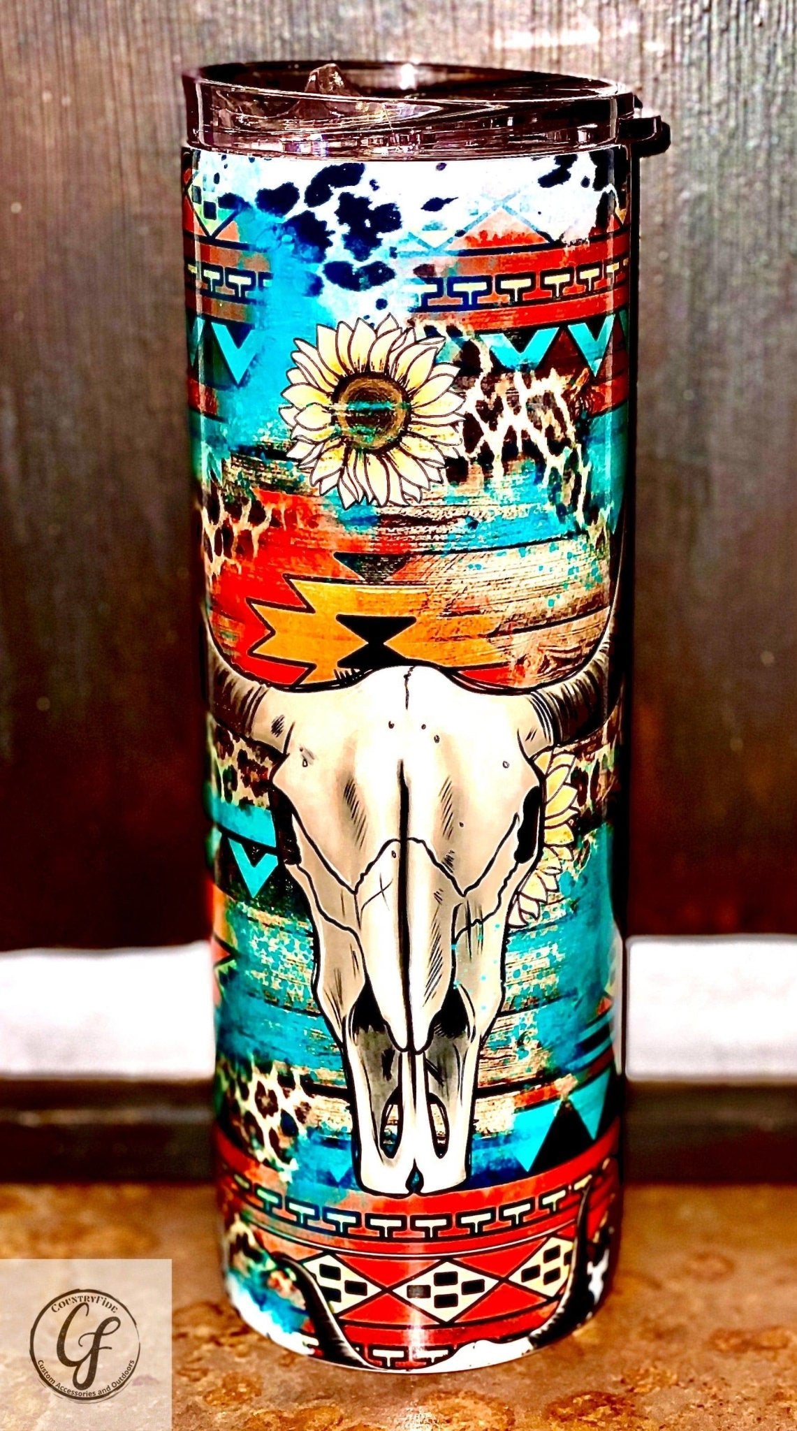 Western 20oz tumbler - CountryFide Custom Accessories and Outdoors