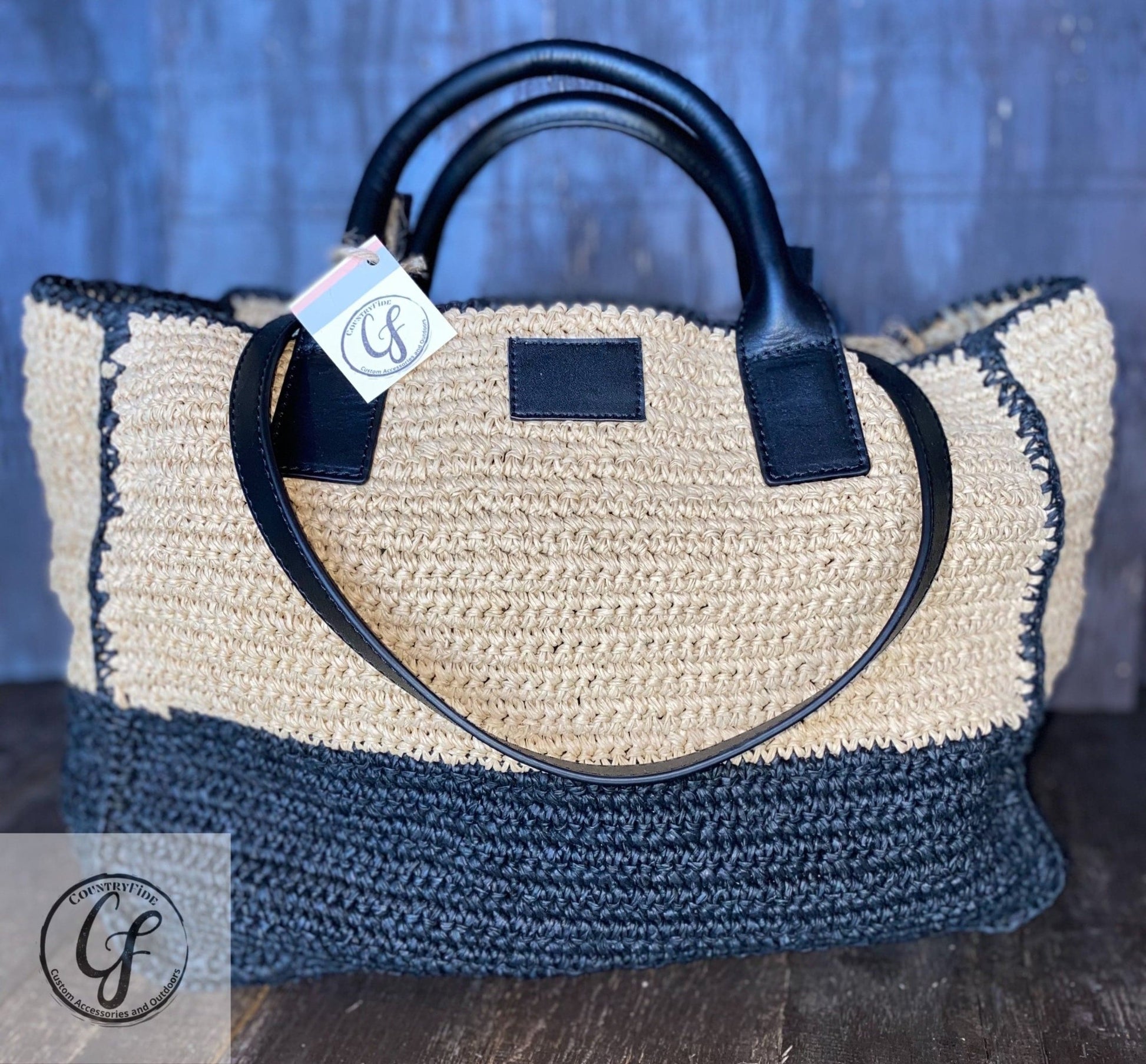 Women’s Woven Straw Purse - CountryFide Custom Accessories and Outdoors