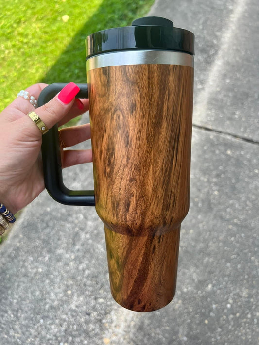 WOOD GRAIN 40oz TUMBLER - CountryFide Custom Accessories and Outdoors